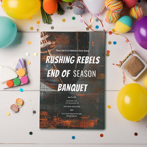 Football Banquet Invitation - Editable Sports Team Party Invite | Printable Template