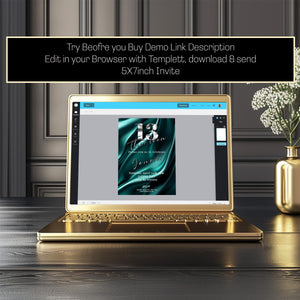 13th Birthday invitation girl teal-Invite Template - Official teenager-editable Digital Download, Teal and Silver-Teen Birthday