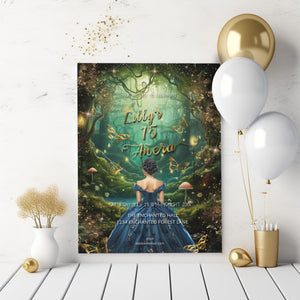 Enchanted Forest Quinceañera Invitation | Fairytale Editable Template