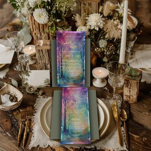 Enchanted Forest Wedding Invitation | Editable Woodland Wedding Invitations Bundle