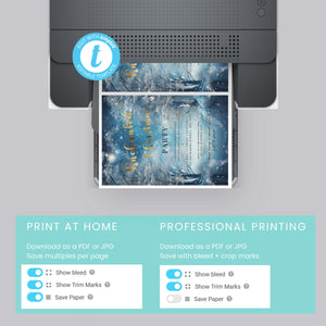 Enchanted Forest Christmas Party Invitation – Elegant Holiday Editable Template