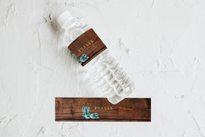 Teal Cowgirl Bridal Shower Invitation Bundle | Rustic Western Editable Templates