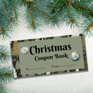 Christmas Coupon Book - Customizable Template | Printable Coupons & Stocking Stuffers
