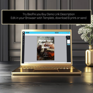 Football Banquet Invitation - Editable Party Invite for Sports Team Celebration