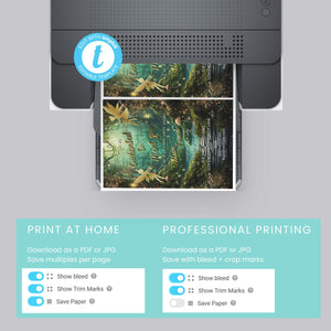 Enchanted Forest Baby Shower Invitation – Whimsical Fairytale Editable Template