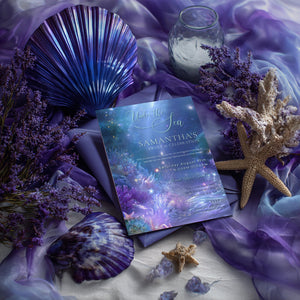 Under the Sea Sweet 16 Invitation – Editable Mermaid Birthday Template