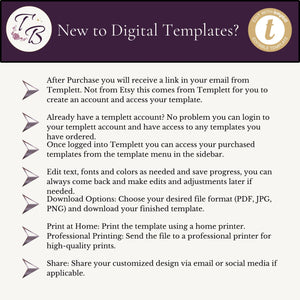 Enchanted Forest Prom Bundle – Editable Invitation, Flyer & Digital Ticket Kit