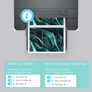 13th Birthday invitation girl teal-Invite Template - Official teenager-editable Digital Download, Teal and Gold-Teen Birthday