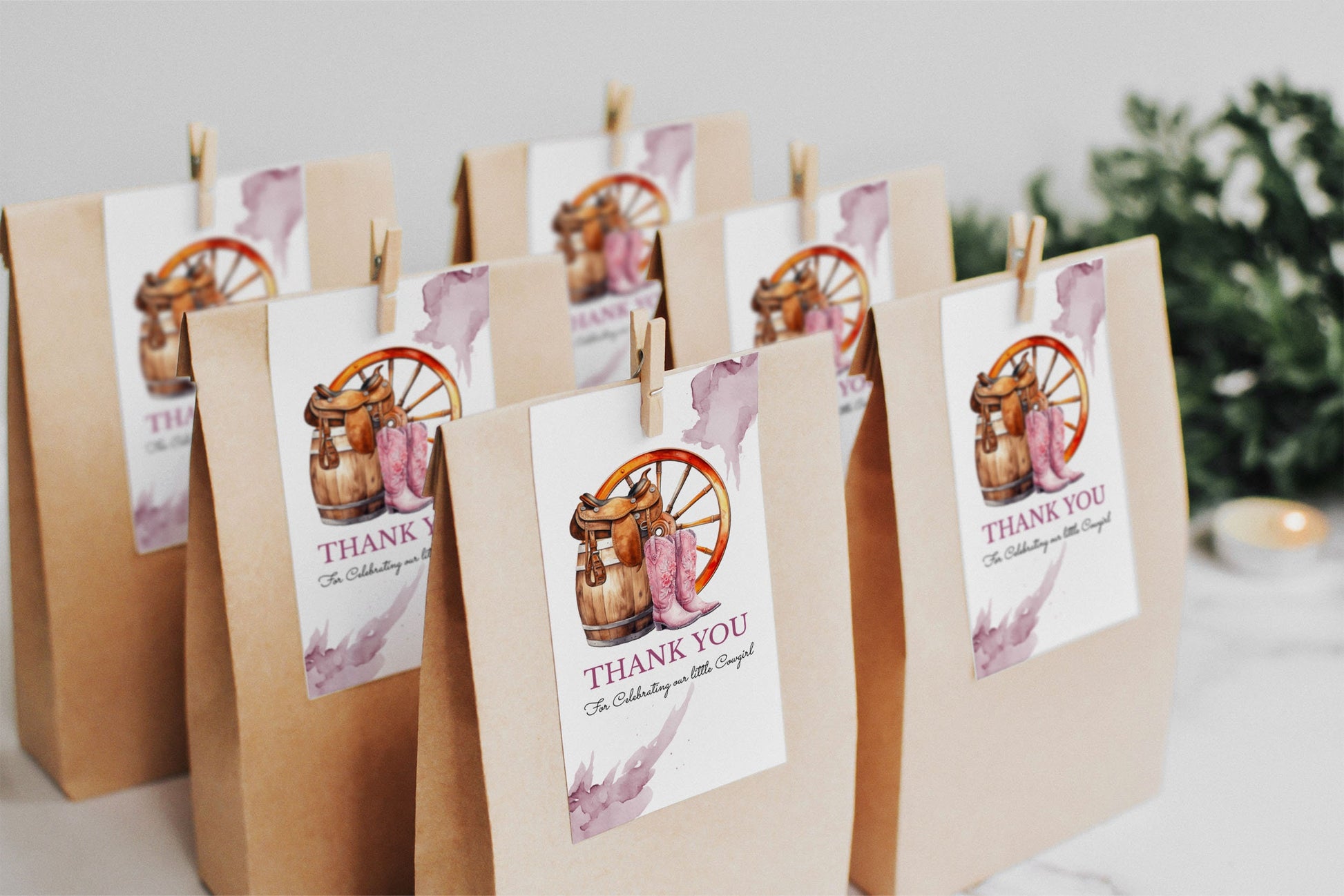 Editable Girl's 1st Rodeo Birthday Invitation Bundle | Western Cowgirl Party Templates